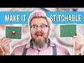 Transform a Christmas or Greetings Card with Cross Stitch - Your Easy DIY Guide