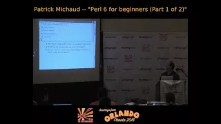 2016 - Perl 6 for beginners