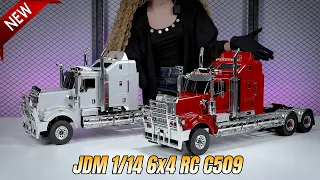 NEW plastic Cab version of JDM 518 C509 1/14 RC Tractor Truck! with 6x4 Chassis