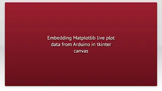 Embedding Matplotlib live plot data from Arduino in tkinter canvas