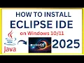 How to install Eclipse IDE on Windows with JDK 23 2025 Eclipse IDE with JDK 23