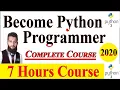 Python Tutorial in Urdu Hindi Learn Python 3 in 2020 - Python Complete Course in one