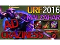 League of Legends AD Malzahar URF Full Gameplay
