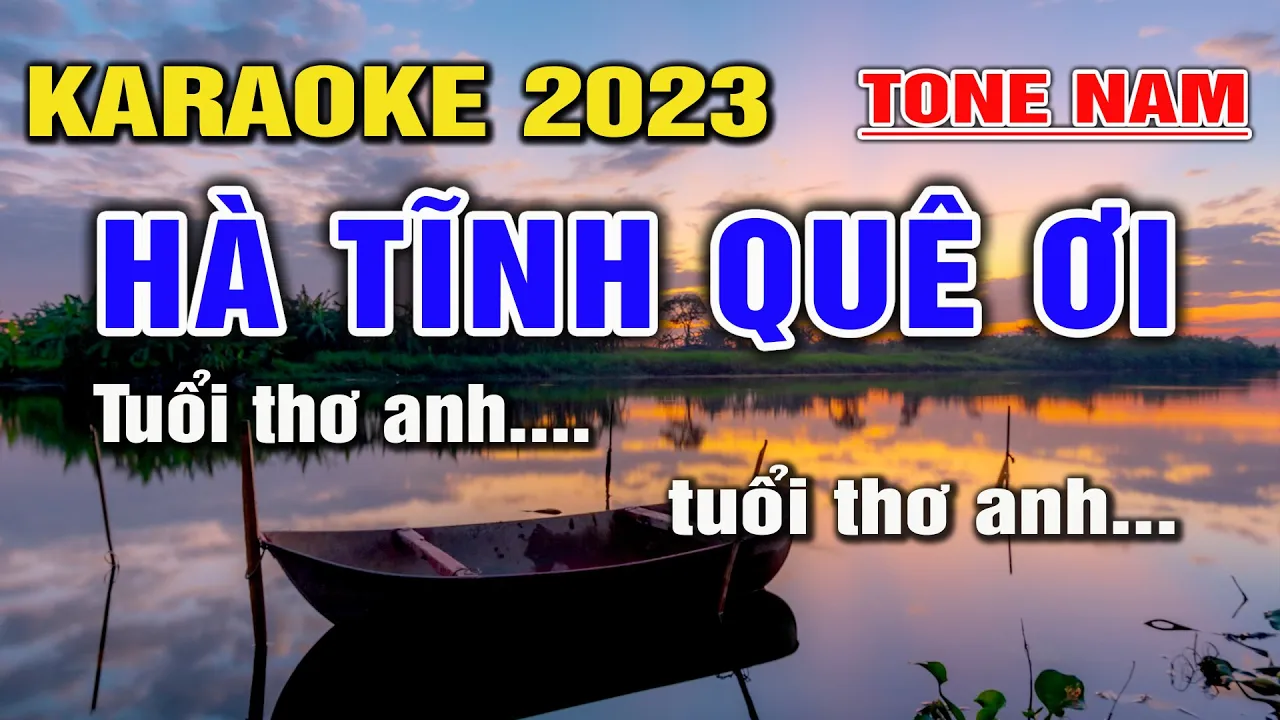 Hà Tĩnh Quê Ơi Karaoke Nhạc Sống Tone Nam I Beat Mới 2023 Dễ Hát Nhất I Karaoke Lâm Hiền