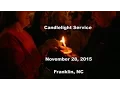 2015 Candlelight Service at the Nativity