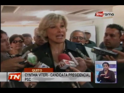 Viteri presentará a su binomio en los próximos días