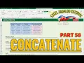 Excel Tagalog Tutorial Concatenate
