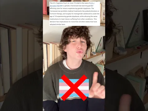 EXPLAINING ANTI-TRANS LAWS TO A CAVEMAN #ad
