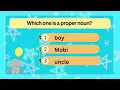 Nouns common noun and proper noun quiz for kids quiz and answer
