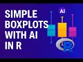 R Programming with AI Creating Simple Boxplots in R