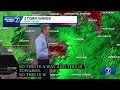 Tracking severe weather Monday