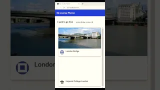 Angular Journey Planner App with Google Maps APIs