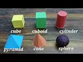 3D Shapes model for school project 3D shapes maths project 3D geometrical 3dshape