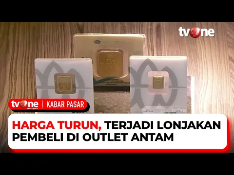 Harga Emas Aneka Tambang Antam Turun Rp 7000/gram