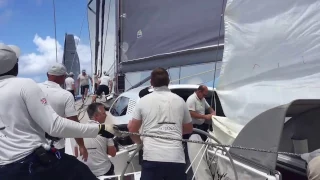 Onboard Sojana at Antigua Sailing Week 2017