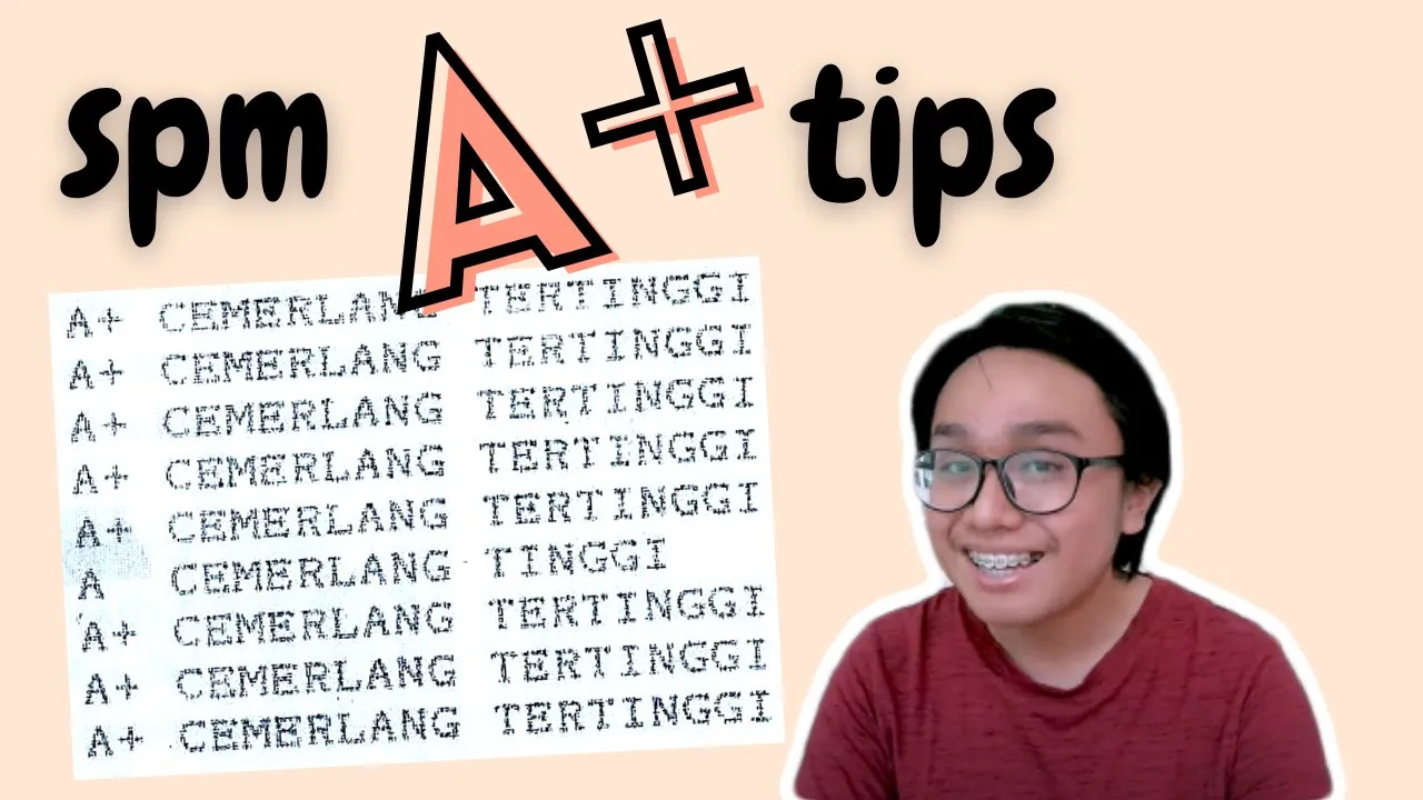 I GOT 8A+ FOR SPM | SPM STRAIGHT A+ SCORING STUDY TIPS