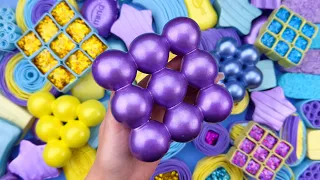 ASMR Soap boxes with glitter foam and starch Crushing soap 4K