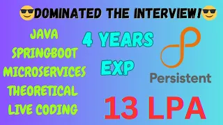 Real-Time Coding Interview Java Spring Boot Microservices Maven SQL Persistent Systems