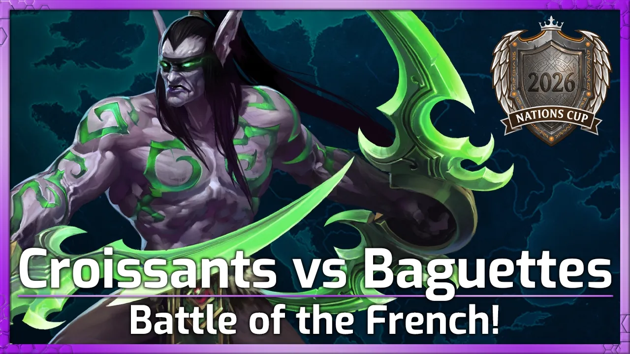 Croissants vs Baguettes! Battle of the French! - Nations Cup - Heroes of the Storm
