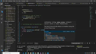 React - native AsyncStorage implementation
