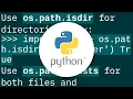 How do I check if directory exists in Python