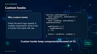 React js Intermediate Tutorial Hooks Routing API Integration Context API Redux Toolkit