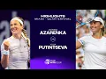 Victoria Azarenka vs Yulia Putintseva 2024 Miami Quarterfinal WTA Match Highlights