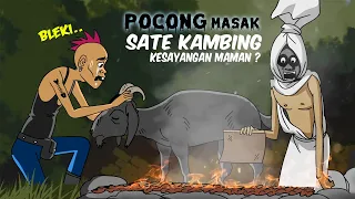 Pocong Masak Sate Kambing, Maman Nangis Kehilangan Kambing -  Kartun Hantu Lucu