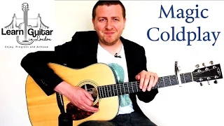 Download Magic - Acoustic Guitar Lesson - Coldplay - Chords + Rhythm - How To Play MP3