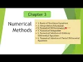 NUMERICAL METHODS Numerical Differentiation Finite difference formula