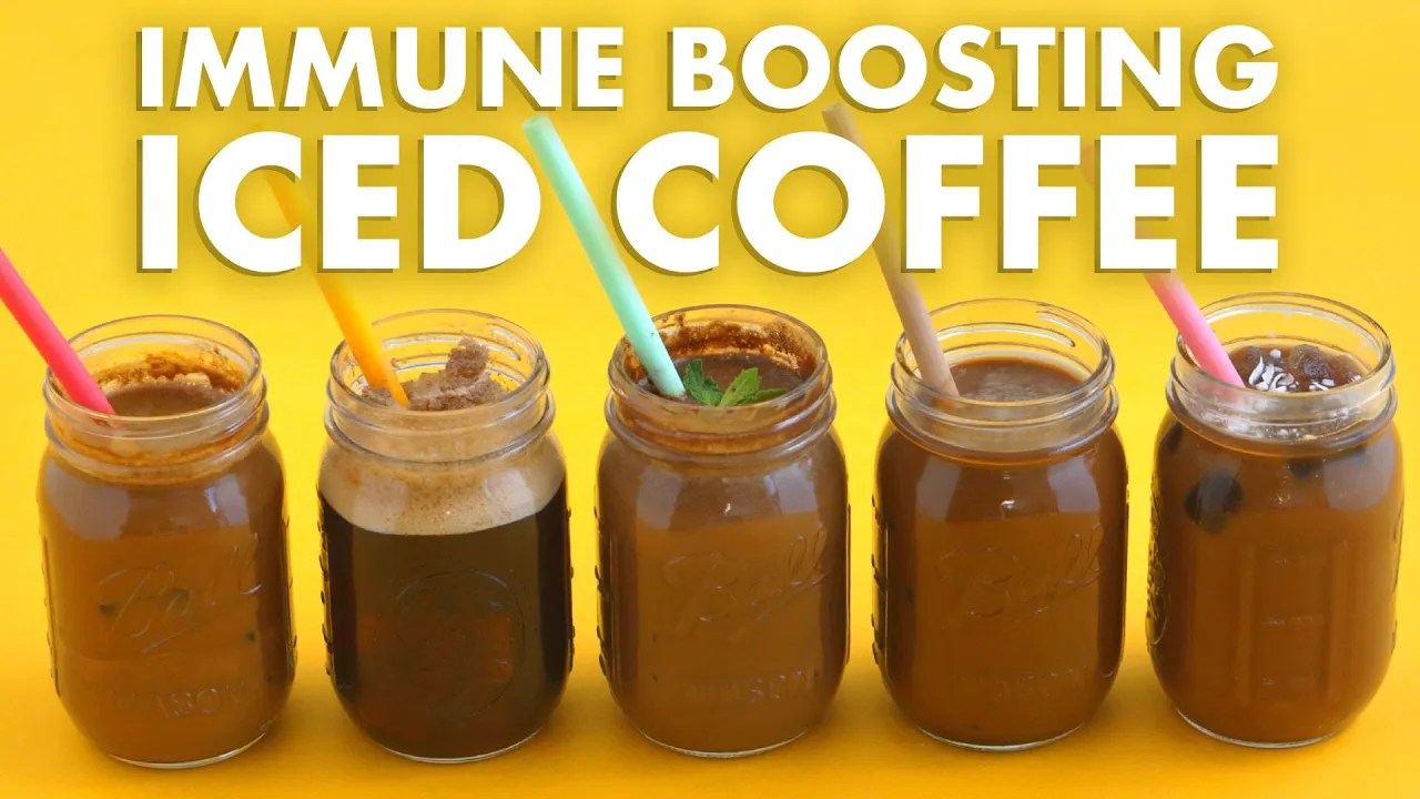 Immunity Boosting ICED COFFEE Drinks