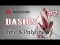 AutoCAD Basic Tutorial for Beginners Line Poly Line MDS Civil Cube
