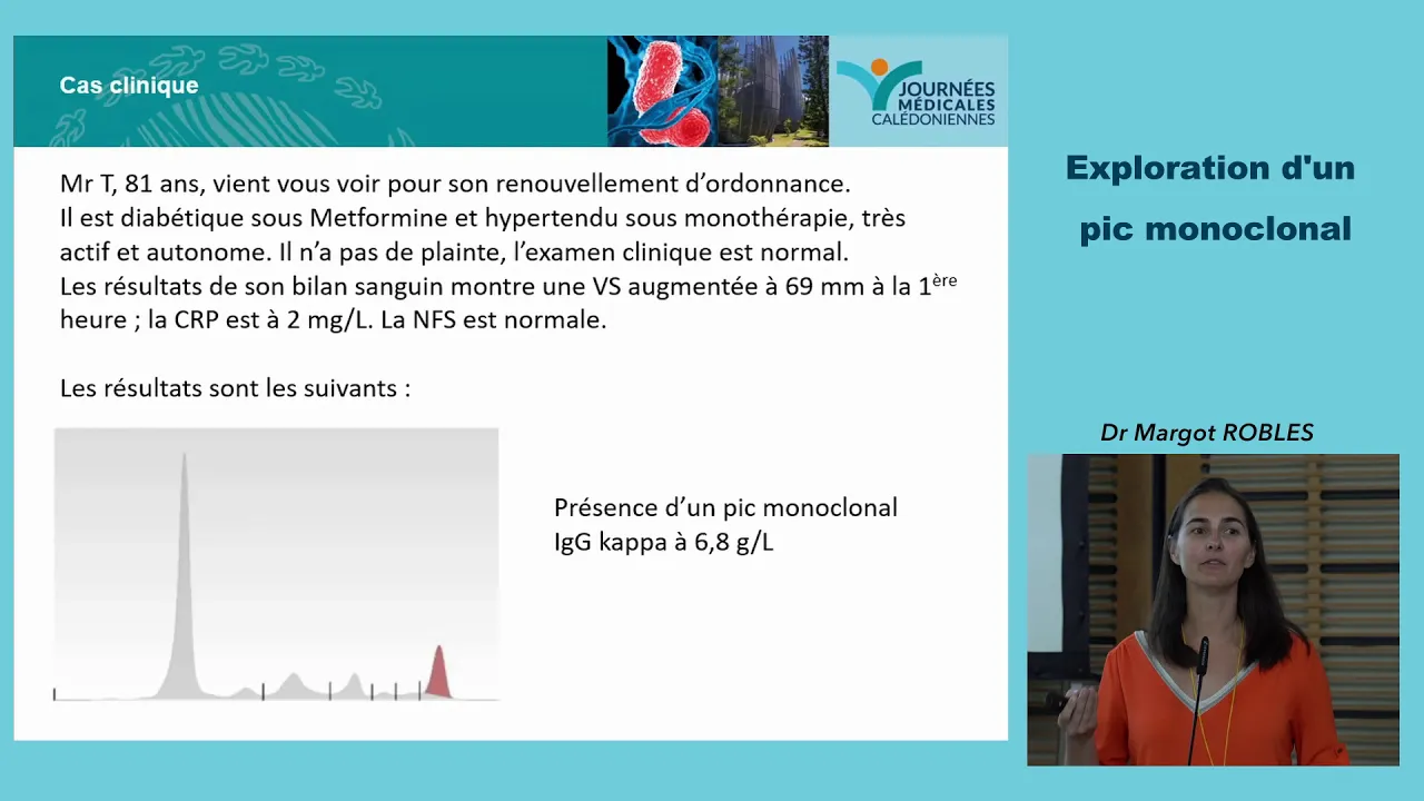 Exploration d'un pic Monoclonal