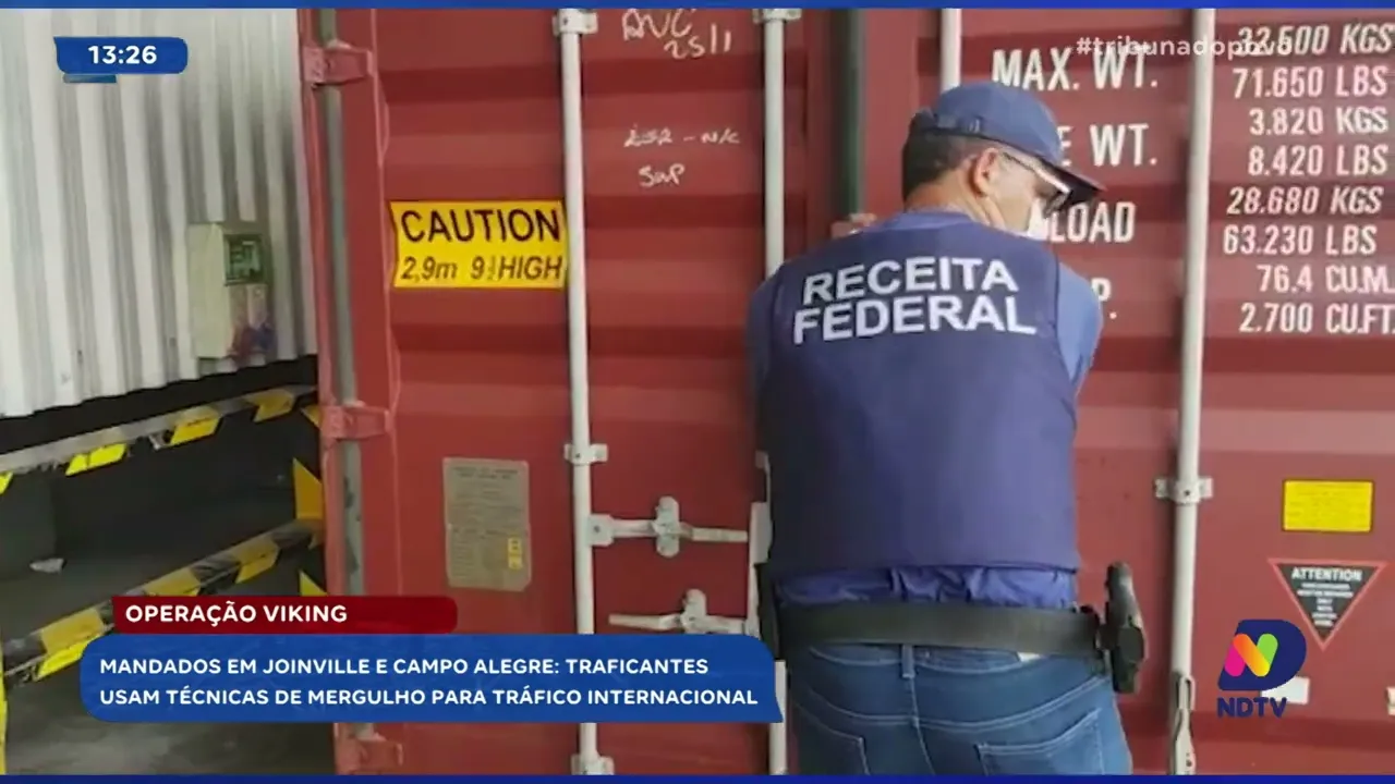 Operação Viking: PF desarticula tráfico internacional em Santa Catarina