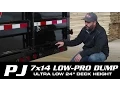 SELLER 7 x 14 PJ Low-Pro Dump Trailer DL Walk-around