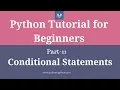Python Tutorial For Beginners - Part