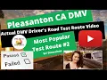 Pleasanton DMV Driver s Test ACTUAL TEST ROUTE CA Las Positas Behind The Wheel License Road