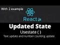 Update State using setState Method in React JS 2022 Hindi