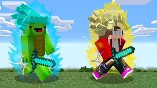 op saiyan speedrunner vs hunter in minecraft