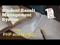 Student Result Management system using PHP MySQL V2 Last Updates 07 June 2024 PHPGurukul