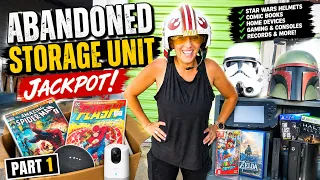 310 Abandoned Storage Locker JACKPOT Star Wars Helmets Games Comics Part 1