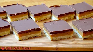Classic Aussie Chocolate Caramel Slice | One Pot Chef