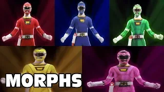 turbo all ranger morphs power rangers official