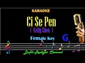 Ci Se Pen (Karaoke) Kelly Chen Nada Wanita/Cewek Female Key  G Mandarin Song
