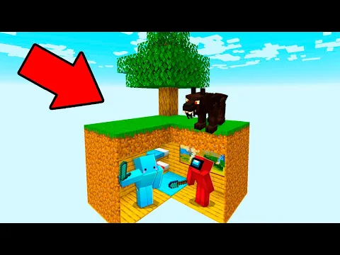 Download MP3 Creé una CASA SECRETA Dentro de una Isla en Minecraft