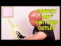 How to Change a Switched Outlet to a Continuous Hot Outlet 2022