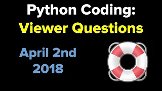 Viewer Questions - NameError y is not defined