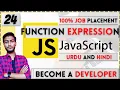 function with expressions Anonymous functions in JavaScript masters course in Hindi 2023