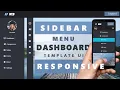 Pure CSS And HTML Sidebar Menu Pure HTML And CSS Sidebar And Responsive Sidebar For Mobile View