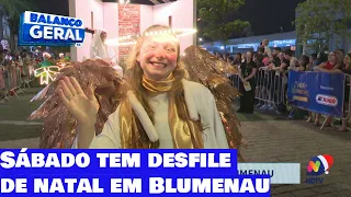 Sábado tem desfile de natal em Blumenau